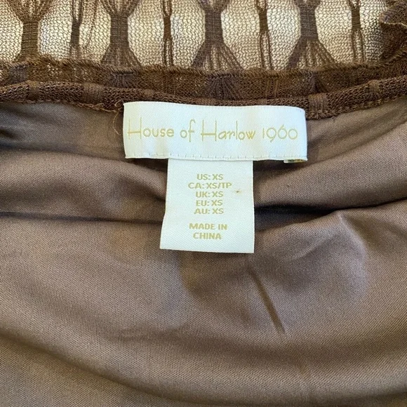 House of Harlow Brown Backless Dress - Picture 9 of 9